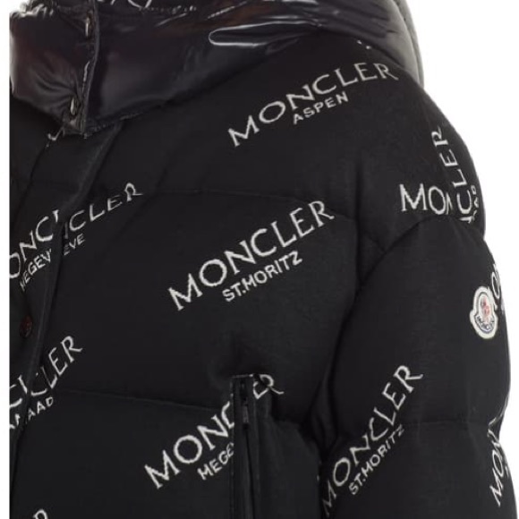 Moncler caille logo jacquard quilted jacket NWT - Picture 4 of 11